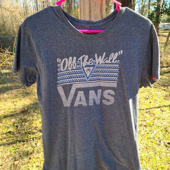 Gray Vans t-shirt size medium - Picture 1 of 3